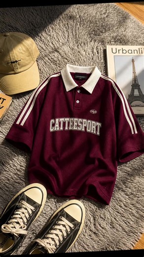 Áo Polo unisex CATTEESPORT Loccal brand — dễ phối phong cách