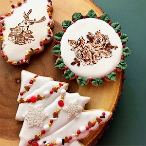 341K views · 5.5K reactions | Simple stamped Christmas cookies  #cookies #cookieart #mylittlebakery #Christmas | My little bakery | Facebook