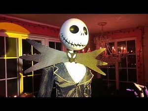 jack skellington animatronic sings "Jacks lament" custom reprogrammed nightmare before Christmas