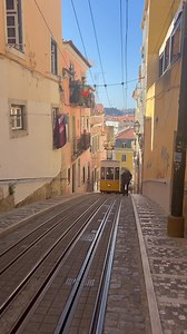 🚋✨Ascensor da Bica – Lisbon in Motion 📸 One of Lisbon’s most photographed scenes is the Ascensor da Bica, the bright yellow funicular that climbs one of the city’s steepest streets. 🚃 Since 1892, it’s been carrying locals and visitors alike between the riverside and Bairro Alto — turning a tough uphill walk into a charming ride through Lisbon’s history. 🖼️ Along the way, you’ll pass vibrant street art, tiled façades, and glimpses of the Tagus River — every journey feels like a moving postcar