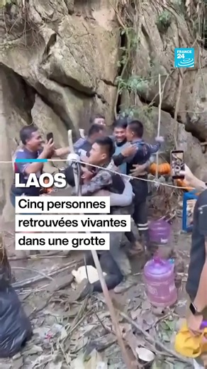 🇱🇦 Cinq des sept personnes piégées depuis une semaine dans une grotte au Laos ont été retrouvées vivantes par les secouristes. Les villageois étaient descendus dans la cavité pour chercher de l’or avant d’être surpris par la montée des eaux.