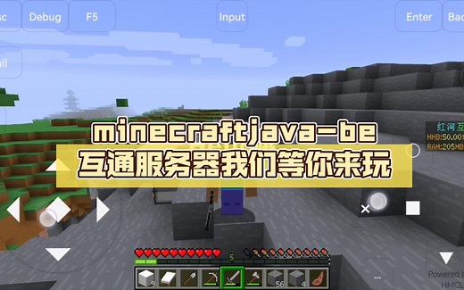 minecraftjava-be互通服务器(手机和电脑都可以玩)我们等你来玩