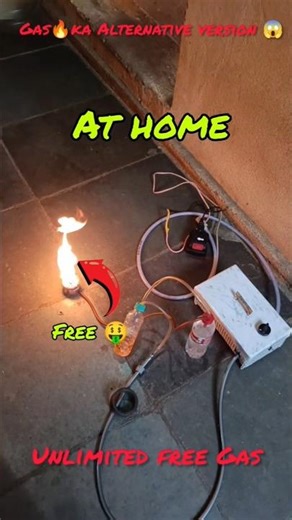 free Gas at home 😱🔥 #shortvideo #diy #desijugaad #viral #ytshorts #shorts