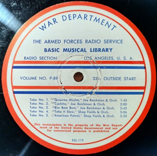 Joe Reichman & Orch., Shep Fields & Orch. / Harry James & Orch. - Basic Music Library
