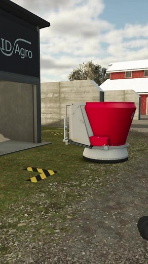 Funcionamento do Robô de Alimentação do Gado