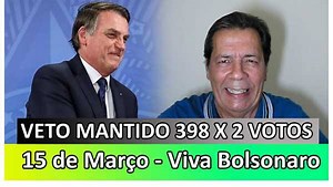 552K views · 10K reactions | VITÓRIA - Por 398 X 2 Votos, o Chiqueiro de comunistas (com medinha do 15 de Março) manteve o Veto dos R$ 30 BI do presidente Bolsonaro. *15 de março, o Brasil nas ruas em apoio ao presidente. | Liberdade de Expressão | Facebook