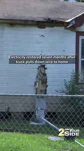 Electricity restored seven months after truck pulls down wire to home https://www.wbrz.com/news/electricity-restored-seven-months-after-truck-pulls-down-wire-to-home | WBRZ Channel 2