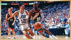 1996 West Finals- Game 7: Sonics vs Jazz