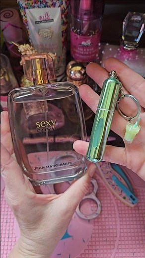 How To Refill A Perfume Or Cologne Atomizer Travel Purse Backpack Keychain ✨️