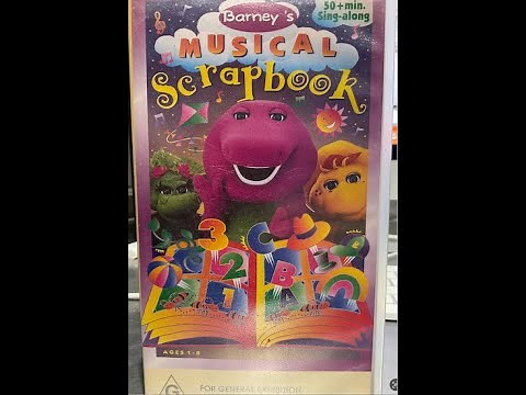 Barney's Musical Scrapbook (Australia VHS)