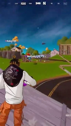 Snipe out of mid air #fortnite #fortniteshorts #gaming