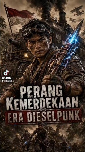 Bayangkan kalau pejuang kita di tahun 1945 punya teknologi Dieselpunk.
