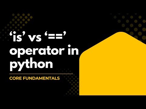 Stop Confusing is vs == in Python! Simple Explanation