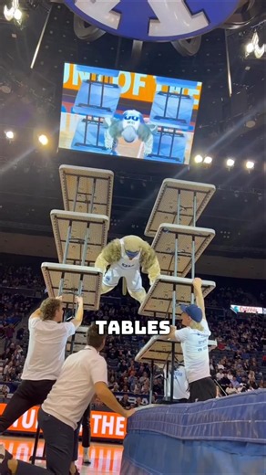 This Mascot’s Strength Is Actually Unreal 💪🔥 #mascot #shorts