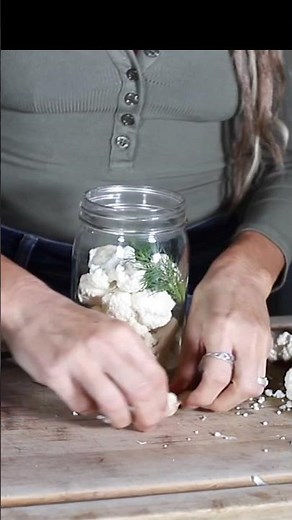 Lacto Fermented Cauliflower