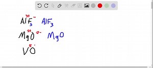 SOLVED:Write the chemical formulas for the following compounds: a. aluminum fluoride b. magnesium oxide c. vanadium(V) oxide d. cobalt(II) sulfide e. strontium bromide f. sulfur trioxide