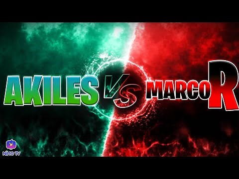 AKILES VS MARCO R // LOS MEJORES EN PVP *exhibición*
