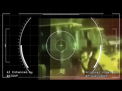 Las Vegas Alien Video Enhanced with AI, UFO footage