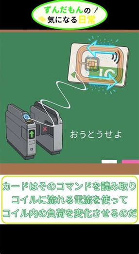 どうやってICカードは機能しているのか？ #科学 #雑学 #ずんだもん解説