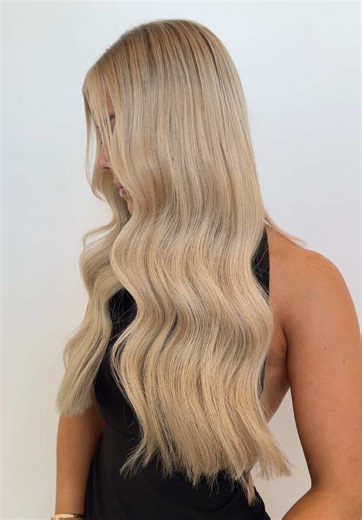 Stunning Hair Transformation with Blonde Extensions