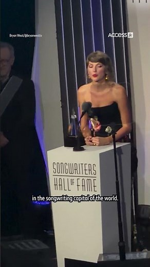 Taylor Swift Emotionally Thanks Parents During Songwriter’s Hall of Fame Speech