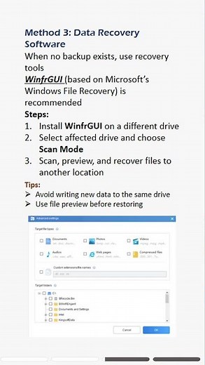Overwritten an important file by mistake? Don’t panic! 💡 #files #replaced