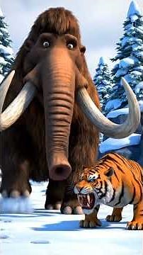 saber tooth tiger and mammoth story #viral