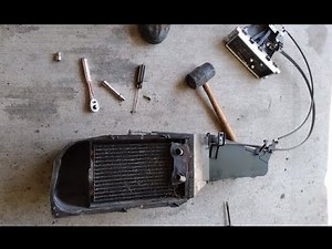 1968 Camaro Heater box dismantle : 143