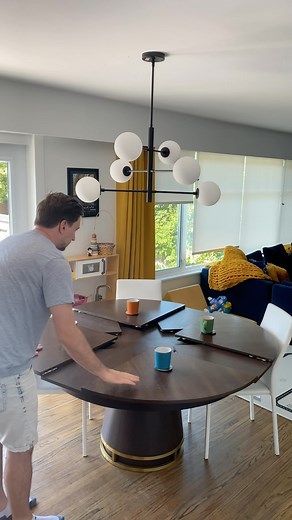 Compass Expandable Table by @expandfurniture 👇Comment below for a link to this product or checkout our website in bio! | Expand Furniture