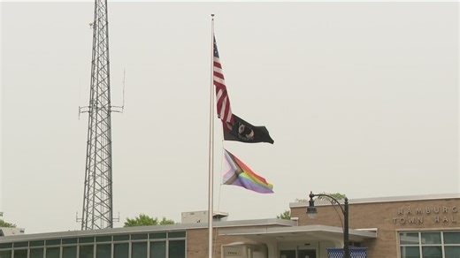 Town of Hamburg installs new POW/MIA flag
