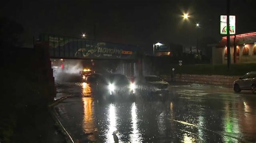 Road flooding in Kent County following severe weather Tuesday