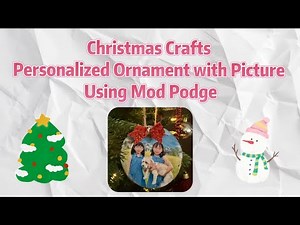 DIY Personalized Christmas Ornaments with Your Favorite Photo: Easy & Creative Craft Idea!