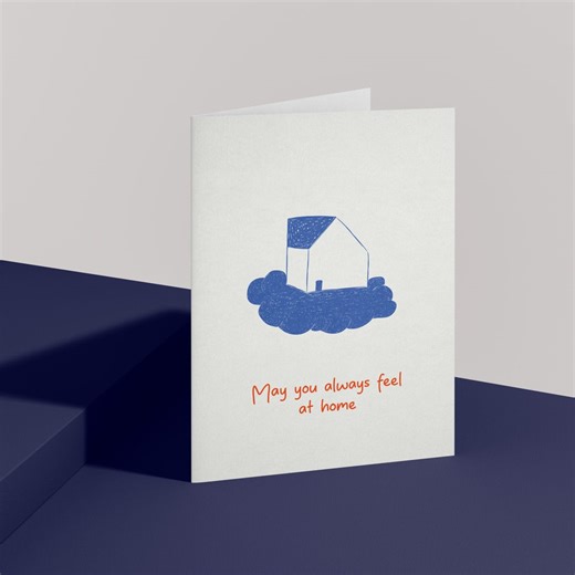 New Home Card Printable, Housewarming Greeting, Instant Digital Download, Warm Wishes - Etsy