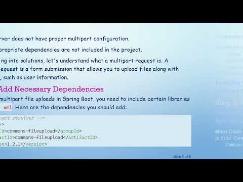 Solving Multipart Configuration Issues in Spring Boot 2.3.1