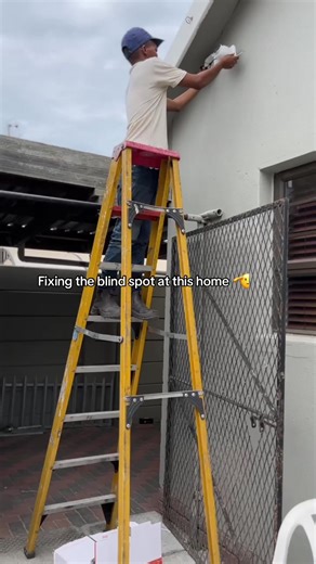 Fixing this blind spot at this home today. 🎯 It’s not about how many cameras you have, it’s about where you put them. #homesecurity #cctvinstallation #blindspot #homesafety