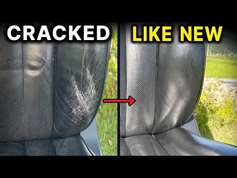 How to Correctly Restore Cracked Leather Car Seats - Interior Repair