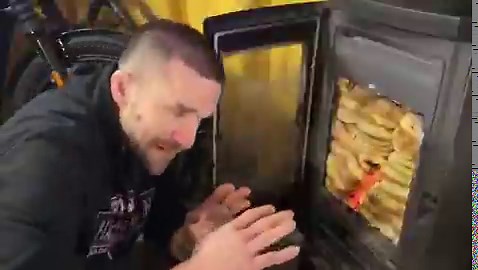 Guy in Poland heats his house by burning 133 donuts because they’re cheaper than wood pellets.