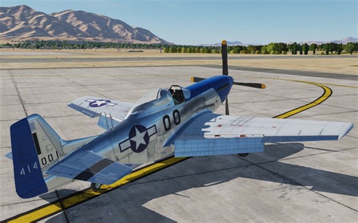 [DCS四分钟]P-51D野马 冷启动/滑行/起飞