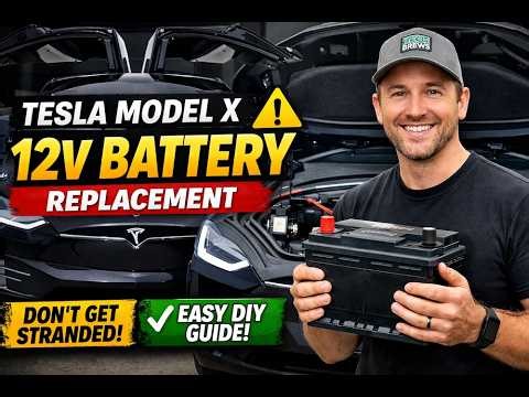 Tesla Model X 12V Battery Replacement (Step-by-Step DIY Guide)