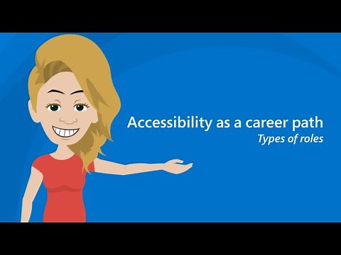 Accessibility as a career path: Types of roles