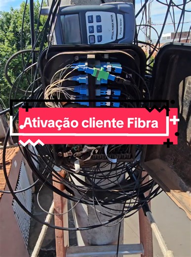 Ativação cliente Fibra #instalation #internet #fibra #tecnico #curiosidades