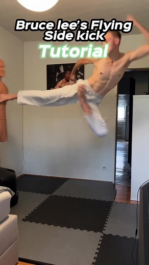 Learn Bruce Lee's Flying Side Kick Tutorial and More Martial Arts Techniques