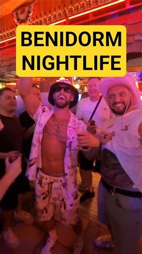 A Night on Benidorm Strip 🇪🇸 #benidorm #benidormnightlife #benidormspain #shorts