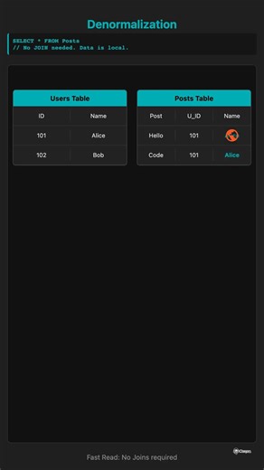 Learn: Denormalization