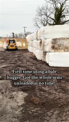 Herd & Harvest Market on Instagram: "Running equipment has always been nerve-wracking for me, and today was my first time using a bale hugger to unload an entire semi. I had white knuckles the whole time, heart racing, hoping I didn’t mess it up. Then my mom came around the corner and gave me a big thumbs up, and suddenly I felt a little steadier. It can be intimidating being a woman in a male-dominated field—especially when you’re running equipment—but I did it. And I love being a woman in ag. 