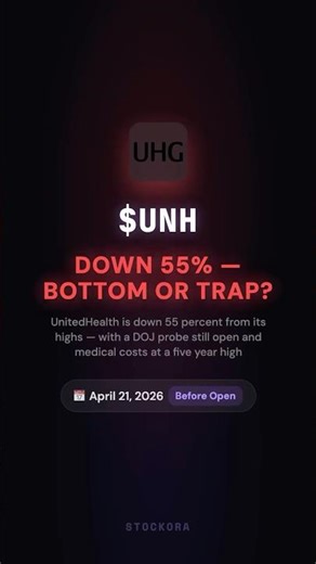 $UNH: Down 55% — Bottom Or Trap?