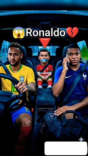 Messi😱saves Ronaldo🔥 from being robbed by Neymar Mbappé🥶Watch until the end💔#shorts#edit #football✅💯