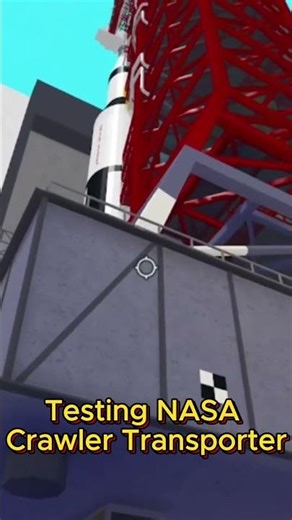 Testing NASA Crawler Transporter #roblox #buildaboat