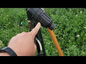 Fertigation System - Venturing syphon fertilizer on drip tape irrigation system