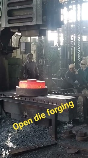 Open die forging #mechanicalengineering #mechanical #metal #engineer